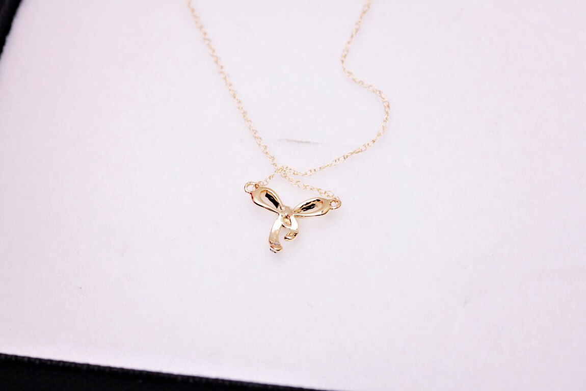 Emaga Złoty naszyjnik NZD4203 - Diament